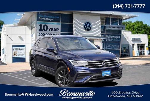 Atlantic Blue 2023 Volkswagen Tiguan 2.0T SE