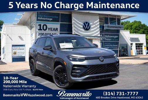 Platinum Gray Metallic 2026 Volkswagen Tiguan 2.0T SE R-Line Black