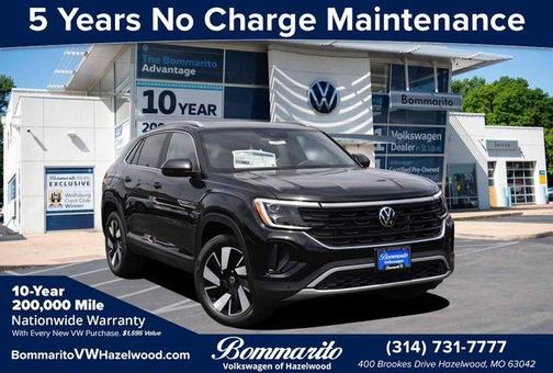 Deep Black Pearl 2026 Volkswagen Atlas Cross Sport 2.0T SEL
