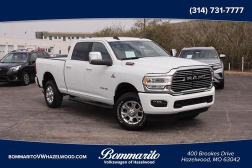 Bright White Clearcoat 2024 RAM 2500 Laramie