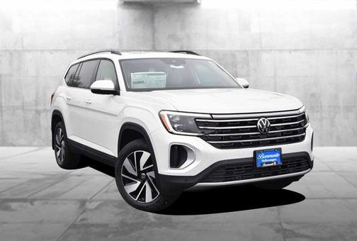 Opal White Pearl 2026 Volkswagen Atlas 2.0T SE W/TECHNOLOGY