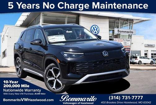 Deep Black Pearl 2026 Volkswagen Tiguan 2.0T SE