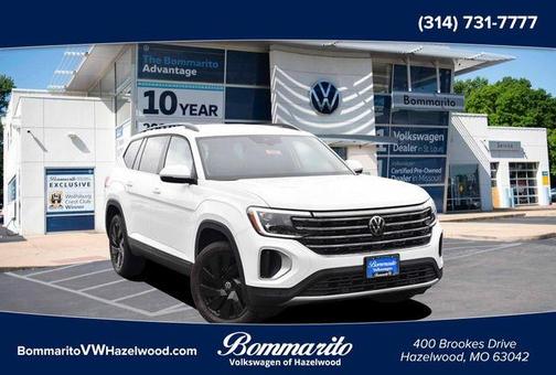 Pure White 2025 Volkswagen Atlas 2.0T SE