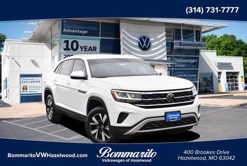 Pure White 2023 Volkswagen Atlas Cross Sport 2.0T SE