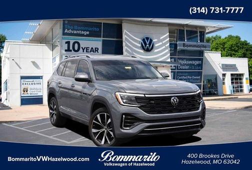 Pure Gray 2025 Volkswagen Atlas 2.0T SEL Premium R-Line