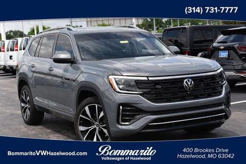 Pure Gray 2025 Volkswagen Atlas 2.0T SEL Premium R-Line
