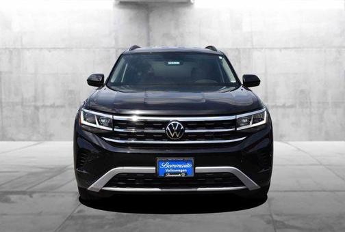 Deep Black Pearl Effect 2023 Volkswagen Atlas 3.6L SE w/Technology