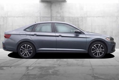 Platinum Gray Metallic 2025 Volkswagen Jetta 1.5T Sport