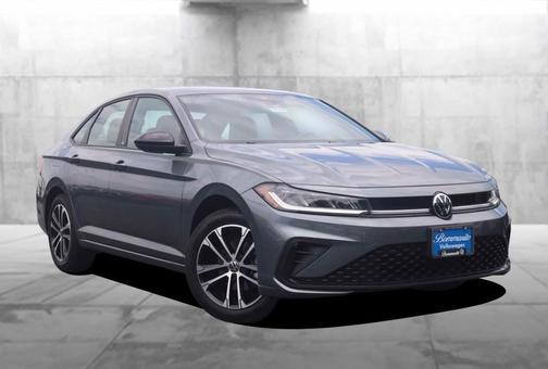 Platinum Gray Metallic 2025 Volkswagen Jetta 1.5T Sport