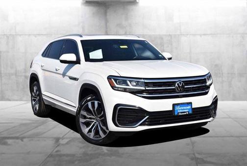 Opal White Pearl Effect 2023 Volkswagen Atlas Cross Sport 3.6L V6 SEL Premium R-Line