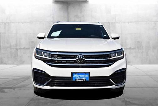 Opal White Pearl Effect 2023 Volkswagen Atlas Cross Sport 3.6L V6 SEL Premium R-Line