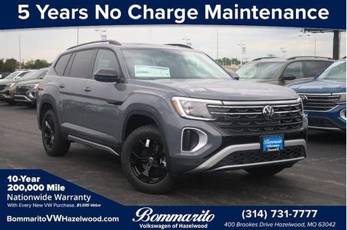 Pure Gray 2026 Volkswagen Atlas 2.0T Peak Edition