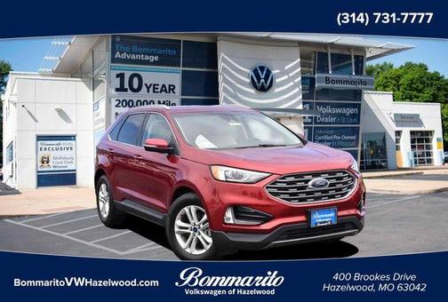 Burgundy Velvet Metallic Tinted Clearcoat 2019 Ford Edge SEL