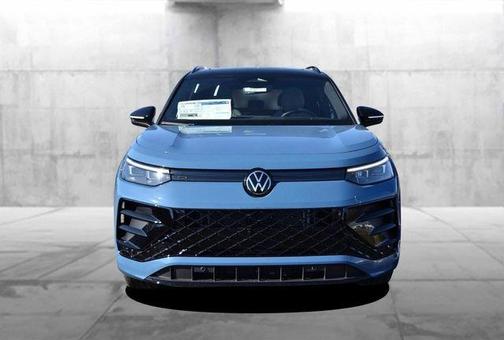 Monterey Blue W/Deep Black Roof 2026 Volkswagen Tiguan 2.0T SE R-Line Black