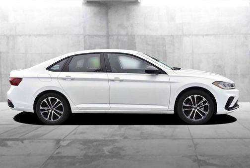 Pure White 2025 Volkswagen Jetta 1.5T Sport