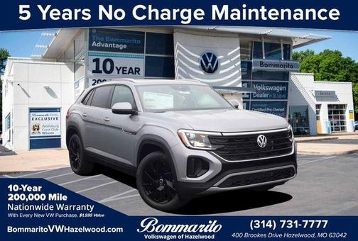 Silver Mist Metallic 2026 Volkswagen Atlas Cross Sport 2.0T SE W/TECHNOLOGY