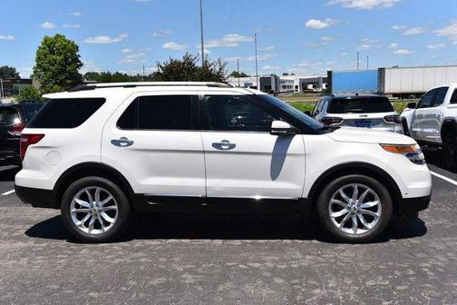 White Platinum Tri-Coat Metallic 2013 Ford Explorer Limited