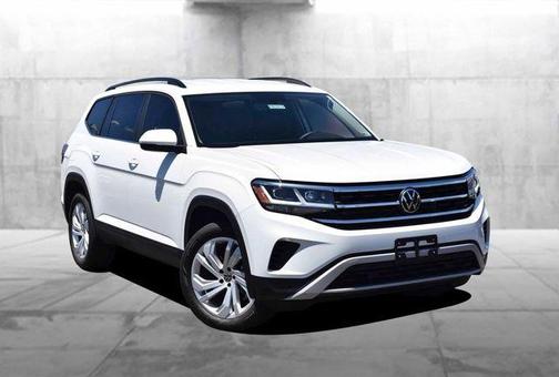 Pure White 2023 Volkswagen Atlas 3.6L SE w/Technology