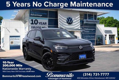 Deep Black Pearl 2026 Volkswagen Tiguan 2.0T SE R-Line Black