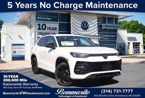 Opal White Pearl 2026 Volkswagen Tiguan 2.0T SE R-Line Black