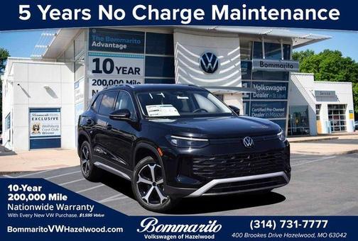 Deep Black Pearl 2026 Volkswagen Tiguan 2.0T SE