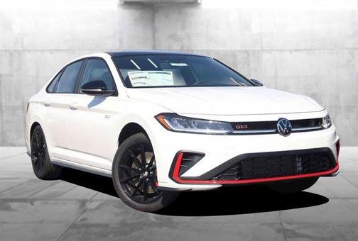 Pure White W/Deep Black Roof 2026 Volkswagen Jetta GLI 2.0T Autobahn