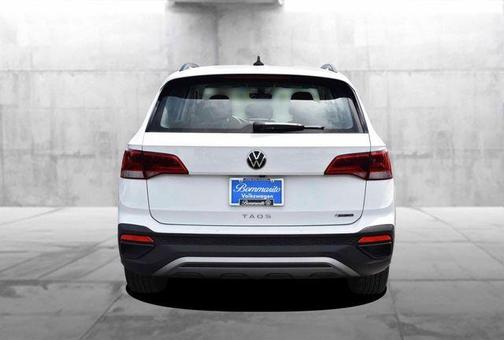 Pure White 2024 Volkswagen Taos S 4MOTION