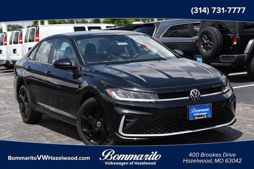 Deep Black Pearl Effect 2025 Volkswagen Jetta 1.5T SE