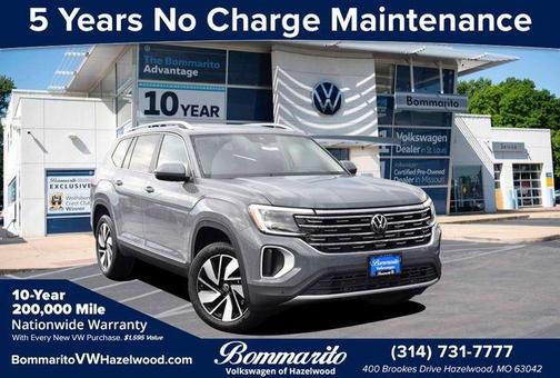 Pure Gray 2026 Volkswagen Atlas 2.0T SEL