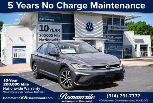 Platinum Gray Metallic 2026 Volkswagen Jetta 1.5T Sport