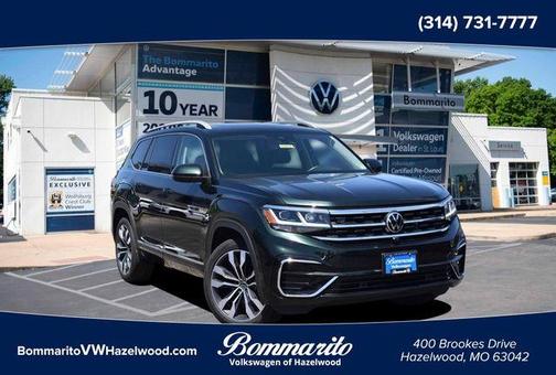 Racing Green 2021 Volkswagen Atlas 3.6 V6 SEL Premium R-Line