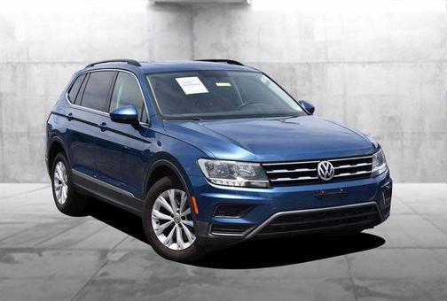 Silk Blue Metallic 2018 Volkswagen Tiguan 2.0T SE