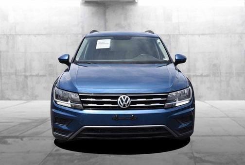 Silk Blue Metallic 2018 Volkswagen Tiguan 2.0T SE