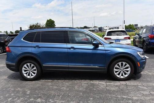 Silk Blue Metallic 2018 Volkswagen Tiguan 2.0T SE