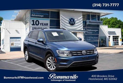 Silk Blue Metallic 2018 Volkswagen Tiguan 2.0T SE