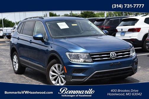 Silk Blue Metallic 2018 Volkswagen Tiguan 2.0T SE
