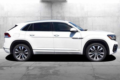 Opal White Pearl Effect 2023 Volkswagen Atlas Cross Sport 3.6L V6 SEL Premium R-Line