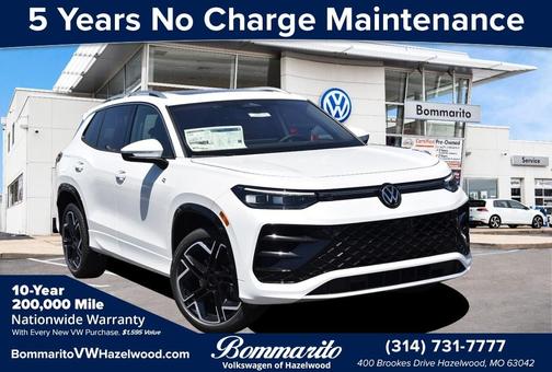 Opal White Pearl 2026 Volkswagen Tiguan 2.0T SEL R-Line Turbo