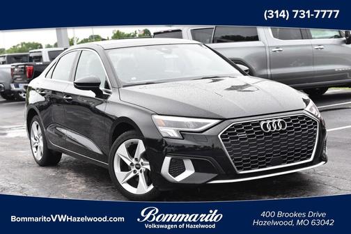 Mythos Black Metallic 2023 Audi A3 40 Premium