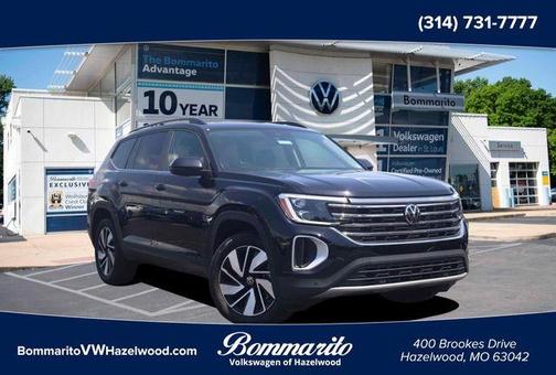 Deep Black Pearl Effect 2025 Volkswagen Atlas 2.0T SE