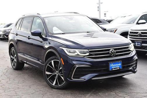 Atlantic Blue 2022 Volkswagen Tiguan 2.0T SEL R-Line