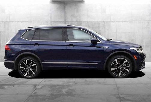 Atlantic Blue 2022 Volkswagen Tiguan 2.0T SEL R-Line