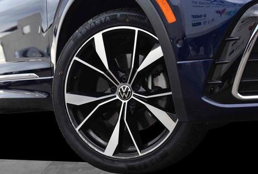 Atlantic Blue 2022 Volkswagen Tiguan 2.0T SEL R-Line
