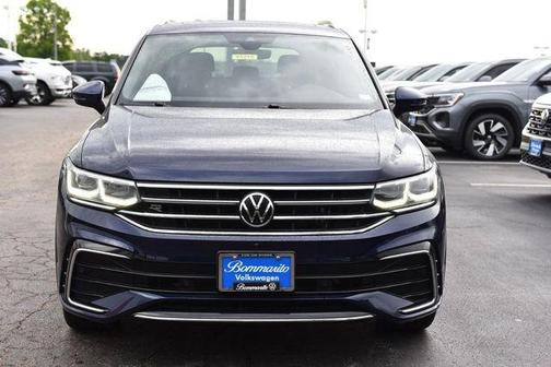 Atlantic Blue 2022 Volkswagen Tiguan 2.0T SEL R-Line