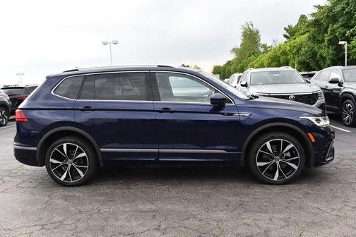 Atlantic Blue 2022 Volkswagen Tiguan 2.0T SEL R-Line