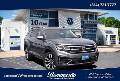 Platinum Gray Metallic 2023 Volkswagen Atlas 3.6L SEL Premium R-Line
