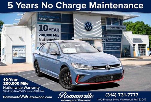 Monterey Blue W/Deep Black Roof 2026 Volkswagen Jetta GLI 2.0T Autobahn