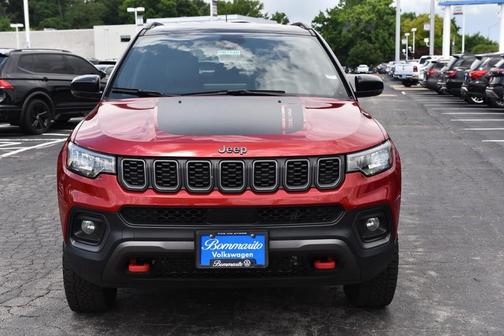 Red 2025 Jeep Compass Trailhawk