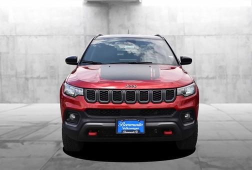 Red 2025 Jeep Compass Trailhawk