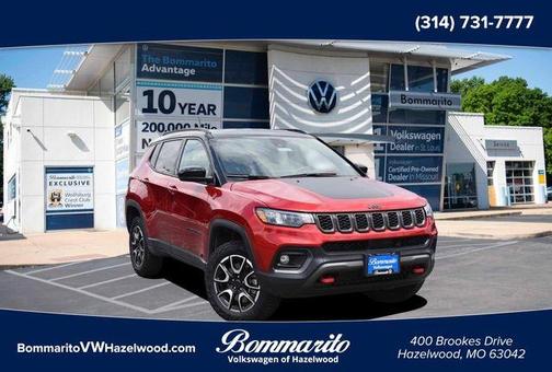 Red 2025 Jeep Compass Trailhawk